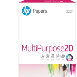 HP MultiPurpose20TM, 20 lb, 8.5 x 11 in. (216 x 279 mm), 500 sheets, HPM1120R